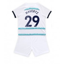 Chelsea Kai Havertz #29 Bortedraktsett Barn 2022-23 Kortermet (+ korte bukser)
